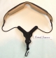 CS curved soprano 45 cm black with wide adjuster and open clasp